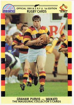 1991 Regina NZRFU 1st Edition #109 Graham Purvis Front